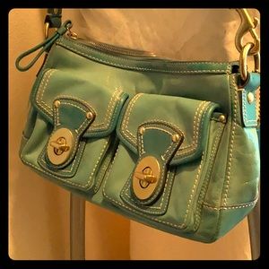 Blue Coach Purse